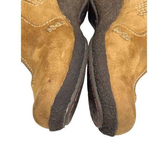 Timberland Comforia Womens 8 M Nubuck Leather Slip-on Comfort Mule Wedge Heel - Picture 5 of 13